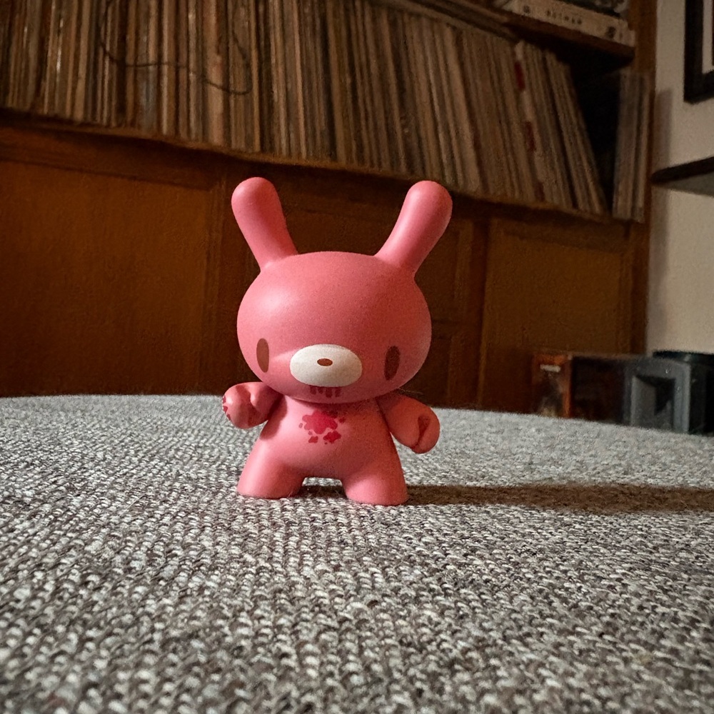 Kid Robot Pink Vinyl Bunny Figurine